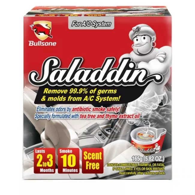 Bullsone Saladdin Car Dedorizer для очищення повітря в авто (аэрозольний) 330 мл Bullsone Saladdin Car Dedorizer для очищення повітря в авто (аэрозольний) 330 мл
