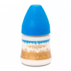 Бутылочка для кормления Suavinex Couture, 150 мл, синий (304123)