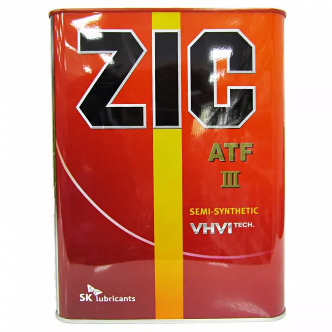 Трансмиссионное масло ZIC ATF DIII 4л