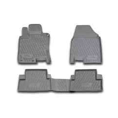 CARNIS00021 Коврики в салон NISSAN Qashqai 2007-2014, 4 шт. (полиуретан)