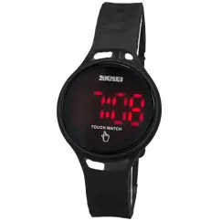Часы электронные, спортивные LED Skmei 1230, черные, в металлическом боксе (175-1054-black-b_m)