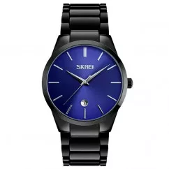Часы кварцевые Skmei 9140, синие-черные, в металлическом боксе (175-1085-blue_b_m)