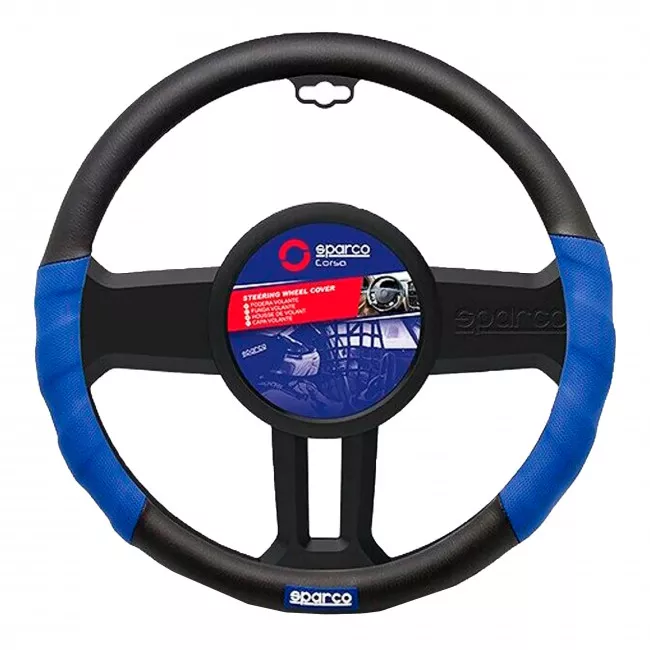 Чехол на руль Sparco синий (SPC1100L)