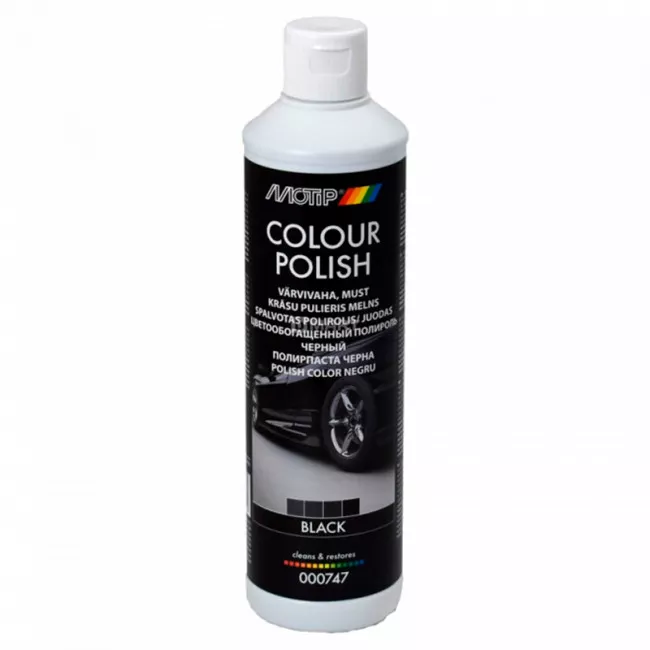 Цветообогащенный полироль MOTIP черный "Color Polish" Black Line 500мл (000747BS) Цветообогащенный полироль MOTIP черный "Color Polish" Black Line 500мл (000747BS)