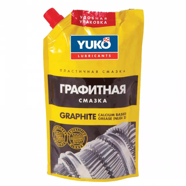 Смазка YUKO Графитная дой-пак со штуцером 375 г (4820070241471)