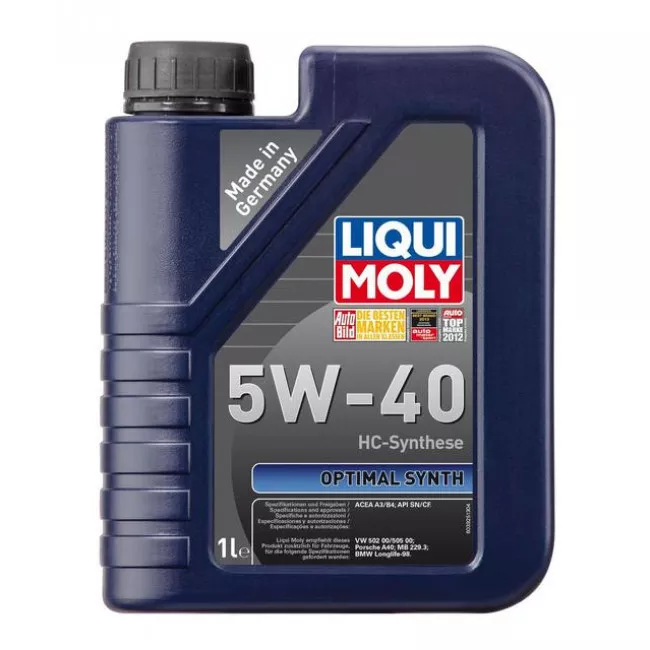Моторное масло Liqui Moly OPTIMAL Syntn SAE 5W-40 1л Моторное масло Liqui Moly OPTIMAL Syntn SAE 5W-40 1л
