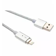 Дата кабель Vinga USB 2.0 AM to Lightning 1.0m (Magnetic Lightning)