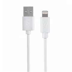 Дата кабель 2E USB 2.0 AM to Lightning 1.0m white (2E-CCLPVC-1MWT)