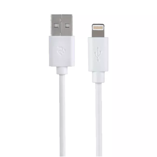Дата кабель 2E USB 2.0 AM to Lightning 1.0m white (2E-CCLPVC-1MWT)