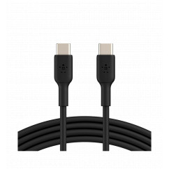 Дата кабель Belkin USB-С - USB-С, PVC, 1m, black (CAB003BT1MBK)