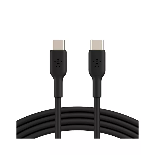 Дата кабель Belkin USB-С - USB-С, PVC, 1m, black (CAB003BT1MBK)