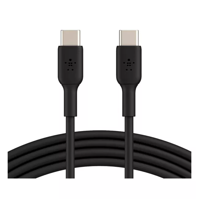 Дата кабель Belkin USB-C - USB-C, PVC, 2m, black (CAB003BT2MBK)