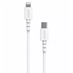 Дата кабель Anker USB Type-C to Lightning 0.9m V3 Powerline Select White (A8612G21)