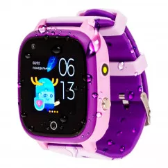 Детские смарт-часы AmiGo GO005 4G WIFI Thermometer Purple