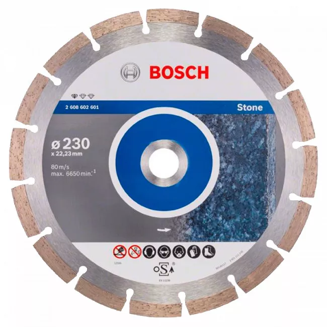 Диск алмазний Bosch Standard for Stone230-22.23 (2.608.602.601) Диск алмазний Bosch Standard for Stone230-22.23 (2.608.602.601)