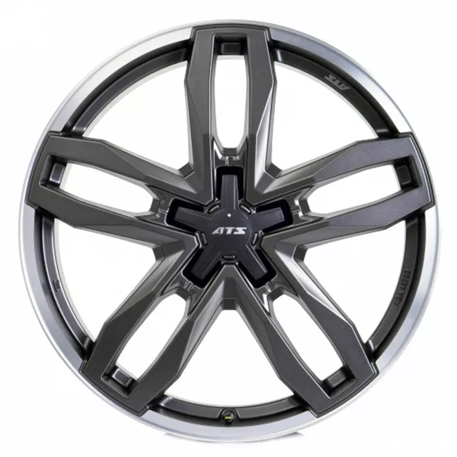 Диск ATS Temperament R18 W8,5 PCD 5x127 ET40 DIA71,6 (blizzard-grey lip polished)