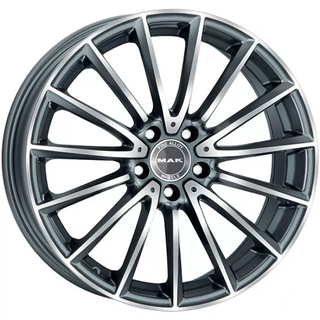 Диск KOMET МАК KOMET (R17 7,5 5X112 ET40 66,6) GUN MET MIRROR FACE