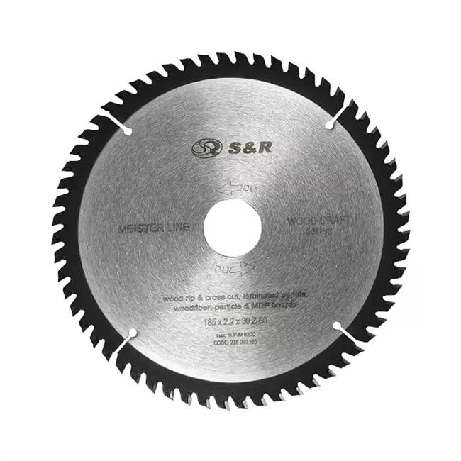 Диск пильный S&R Meister Wood Craft 250х30х2,6 мм (238060250) Диск пильный S&R Meister Wood Craft 250х30х2,6 мм (238060250)