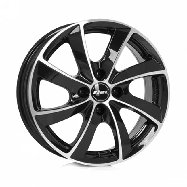 Диск Rial Lugano R17 W7,5 PCD5x120 ET36 DIA76,1 (diamond-black front polished)