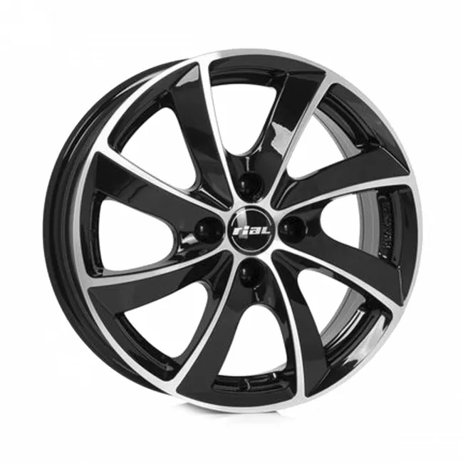 Диск Rial Lugano R19 W8,5 PCD5x112 ET32 DIA70,1 (diamond-black frontpolished)
