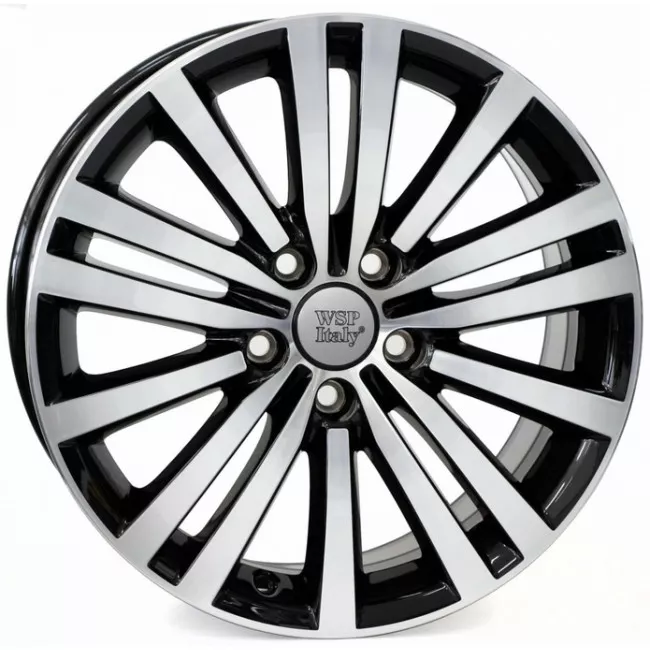 WSP ITALY W462 ALTAIR (17 7,5 5x112 49 57,1) GLOSSY BLACK POLISHED