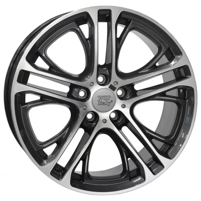 WSP ITALY W677 X3 XENIA (19 8 5x120 30 72,6) DIAMOND BLACK POLISHED