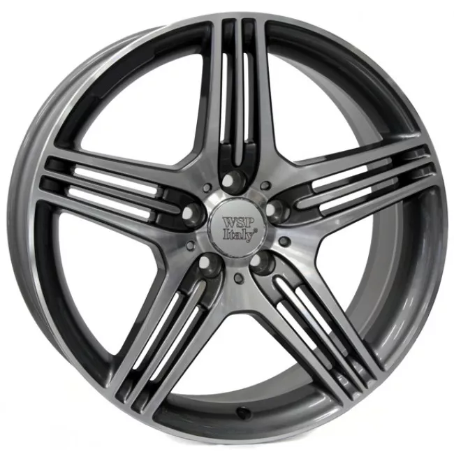 WSP ITALY W768 STROMBOLI (18 8,5 5x112 30 66,6) ANTHRACITE POLISHED