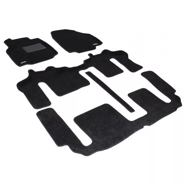 Двошарові килимки Sotra 3D Classic 8mm Black для Mazda CX-9 2010-2015 (3D LMZ0170-LP-BL)