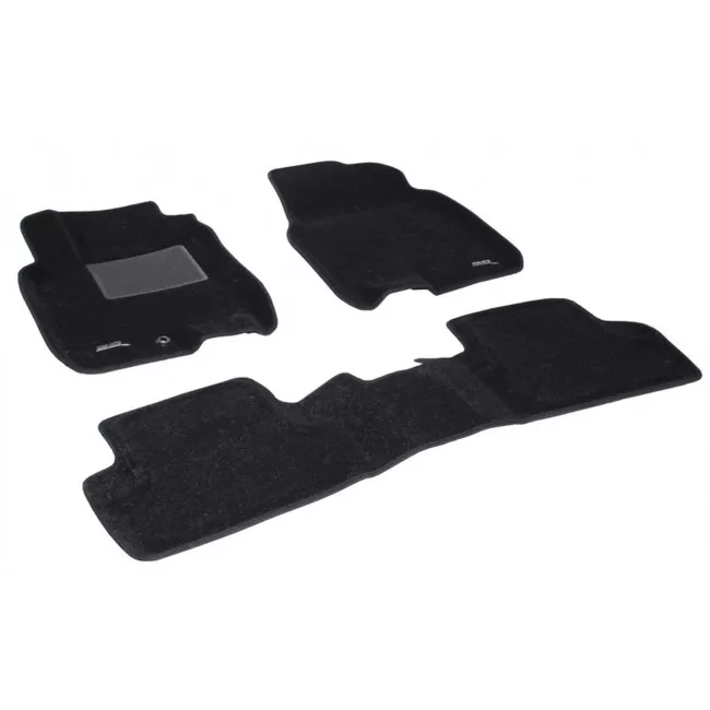 Двухслойные коврики Sotra 3D Classic 8mm Black для Nissan Qashqai 2007-2013 (3D LNS0210-LP-BL)