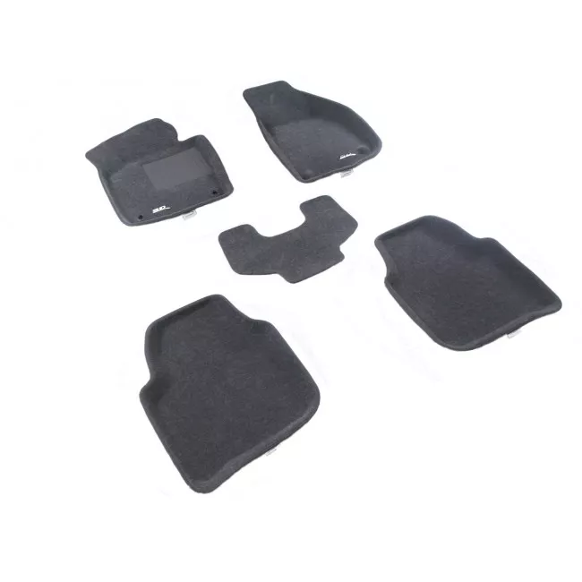Двошарові килимки Sotra 3D Classic 8mm Grey для Skoda Superb (sedan) 2009-2015 (3D LSK0030-LP-GR)