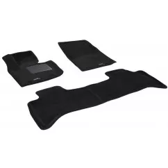 Двухслойные коврики Sotra 3D Premium 12mm Black для LandRover RangeRover (Vogue) (3D LLR0050-PP-BL)