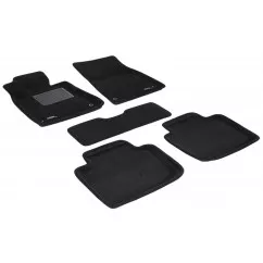 Двошарові килимки Sotra 3D Premium 12mm Black для Lexus GS450 2005-2012 (3D LLX0030-PP-BL)