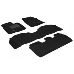 Двошарові килимки Sotra 3D Premium 12mm Black для Lexus LX570 2007-2011 (3D LLX0070-PP-BL)