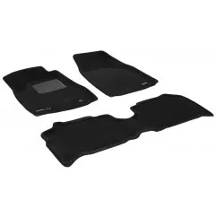 Двухслойные коврики Sotra 3D Premium 12mm Black для Lexus RX330 2004-2006 (3D LLX0230-PP-BL)
