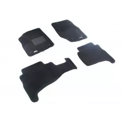 Двухслойные коврики Sotra 3D Premium 12mm Black для PorscheCayenne (957)2008-2011(3D LPO0040-PP-BL)