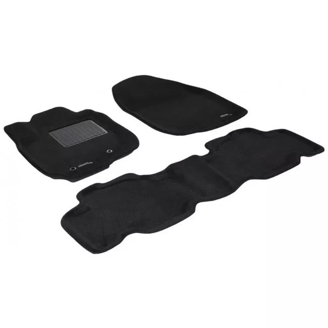 Двошарові килимки Sotra 3D Premium 12mm Black для Toyota RAV4 (SWB) 2006-2012 (3D LTY0500-PP-BL)