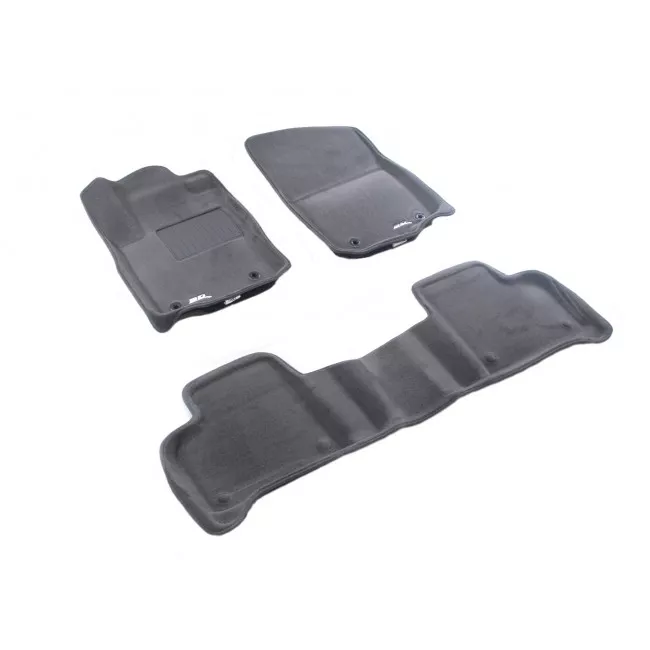 Двошарові килимки Sotra 3D Premium 12mm Grey для MB M-Class 2011→ (3D LMB0290-PP-GR)