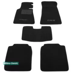 Двошарові килимки Sotra Classic 7mm Black для BMW 7-series (довга)(E32) 1986-1994