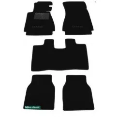 Двухслойные коврики Sotra Classic 7mm Black для BMW 7-series (long)(E38) 1994-2001