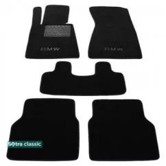 Двошарові килимки Sotra Classic 7mm Black для BMW 7-series (E65) 2002-2008