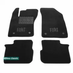 Двошарові килимки Sotra Classic 7mm Black для Fiat Tipo (mkII)(хетчбек та універсал) 2016-> (ST 90093-GD-Black)