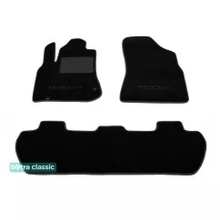 Двухслойные коврики Sotra Classic 7mm Black для Peugeot Partner (Tepee)(1-2 ряд) 2008->