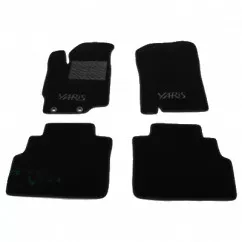 Двошарові килимки Sotra Classic 7mm Black для Toyota Yaris (mkIII) 2011->