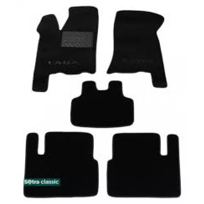 Двухслойные коврики Sotra Classic 7mm Black для VAZ 2110 / 2111 / 2112 1996-2011 Двухслойные коврики Sotra Classic 7mm Black для VAZ 2110 / 2111 / 2112 1996-2011