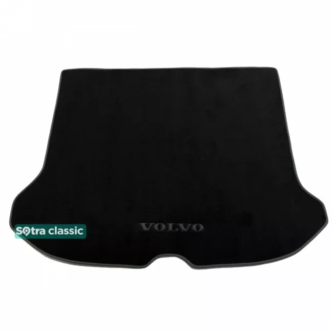Двошарові килимки Sotra Classic 7mm Black для Volvo XC60 (mkI)(багажник) 2008-2017 (ST 08127-GD-Black)