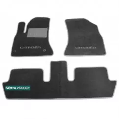 Двухслойные коврики Sotra Classic 7mm Grey для Citroen C4 Picasso (mkI)(1-2 ряд) 2006-2013