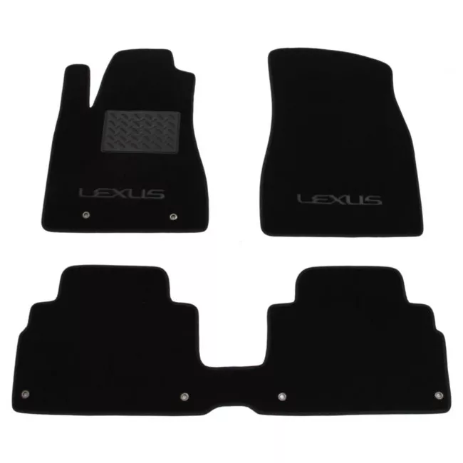 Двошарові килимки Sotra Custom Classic 7mm Black для Lexus RX (XU30)(mkII) 2003-2008 Двошарові килимки Sotra Custom Classic 7mm Black для Lexus RX (XU30)(mkII) 2003-2008