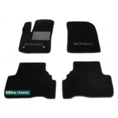 Двухслойные коврики Sotra Custom Classic 7mm Black для Renault Lodgy 2012->