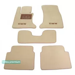 Двухслойные коврики Sotra Custom Premium 10mm Beige для BMW 5-series (E60; E61) 2004-2009