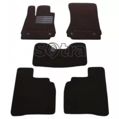 Двошарові килимки Sotra Custom Premium 10mm Chocolate для Mercedes-Benz S-Class (long)(W221) 2006-